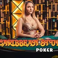 Caribbean Stud Poker logo by Evolution at LeBull Casino