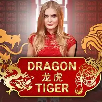 Dragon Tiger slot logo by Evolution at LeBull Casino