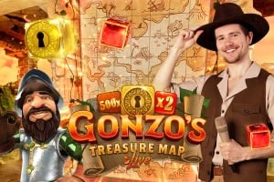Gonzo&#039;s Treasure Map by Evolution, showcased at le-bullcasino.pt – game logo
