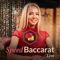 Official Live Dealer logo: Speed Baccarat A by Evolution at LeBull Casino